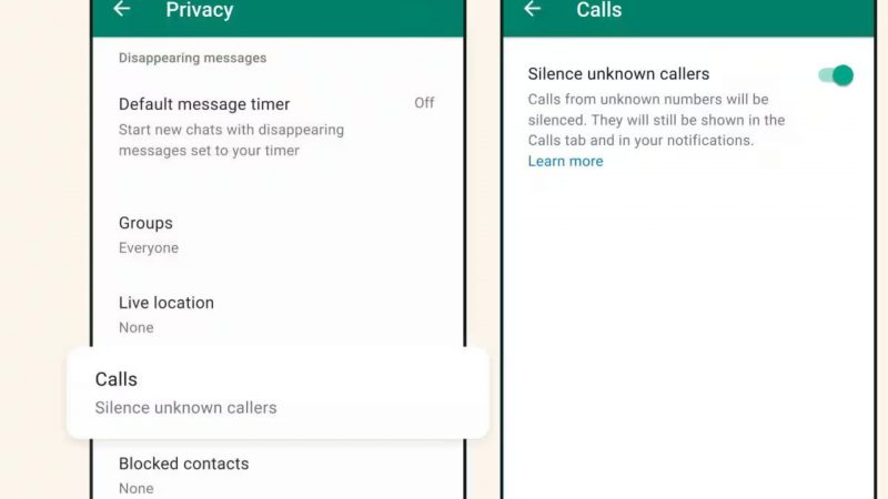 Now Silence Unknown Callers on Your WhatsApp