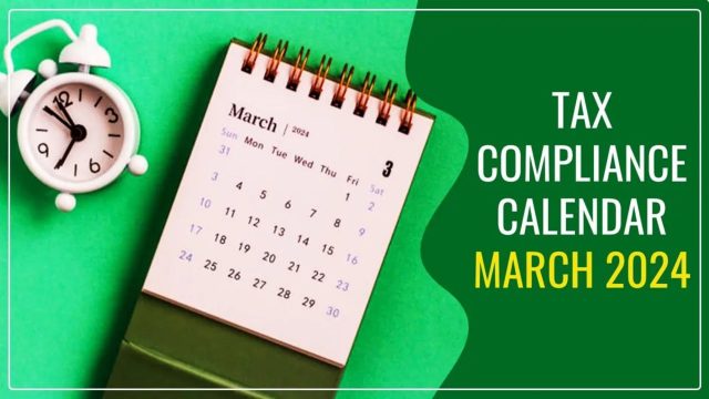 Tax Calendar March 2024