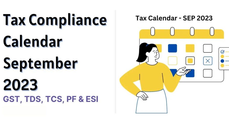Tax Calendar September 2023