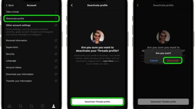 Step-By-Step Guide On How To Deactivate Your Threads Account