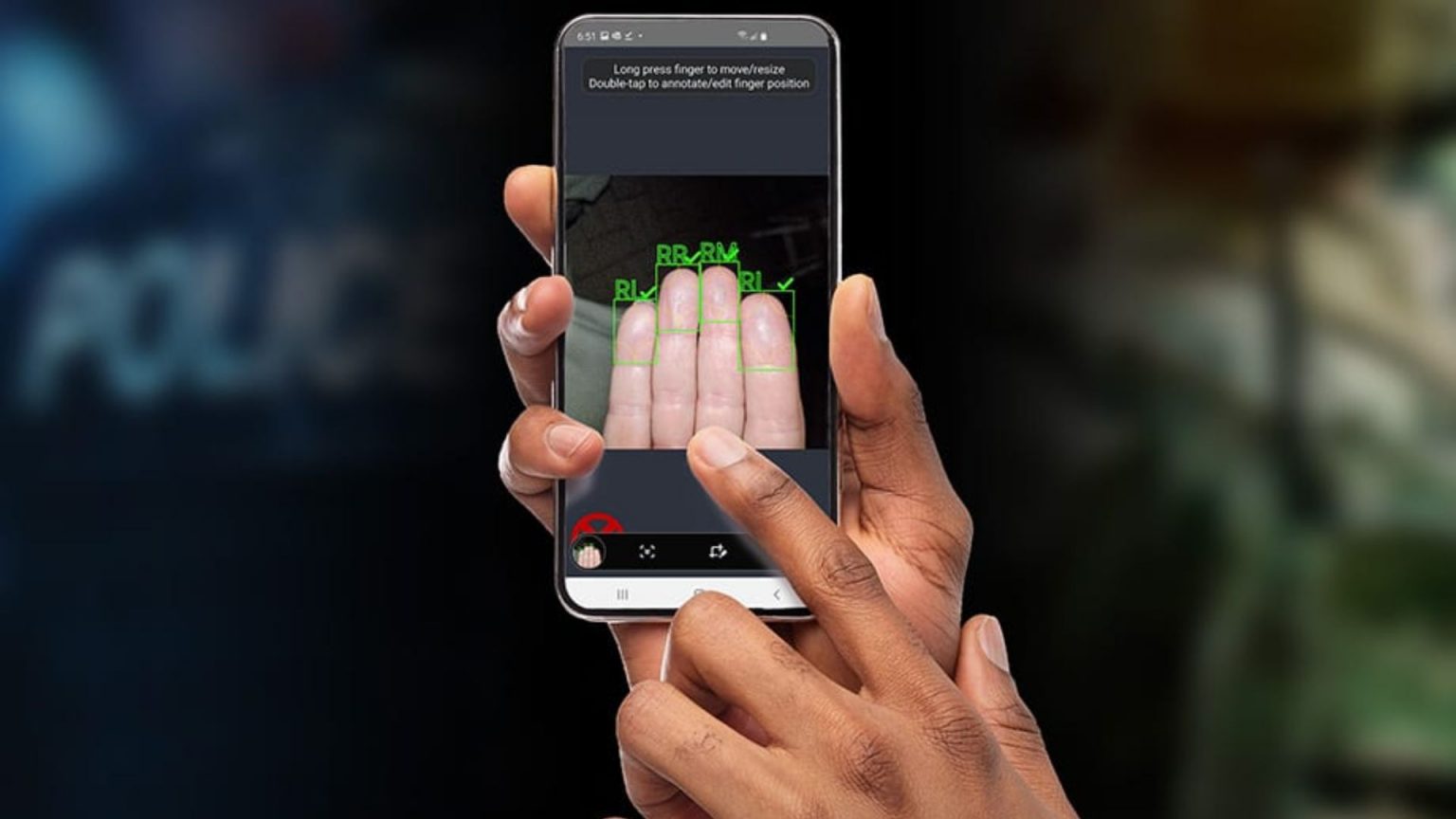 Innovating The Future By Developing Touchless Biometric Capture System