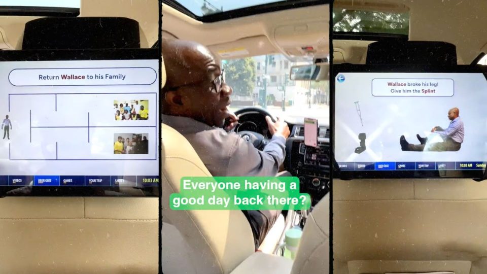 Uber driver creates fun game to entertain passengers
