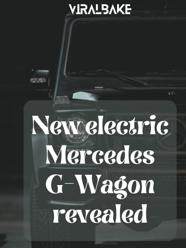 New electric Mercedes G-Wagon revealed