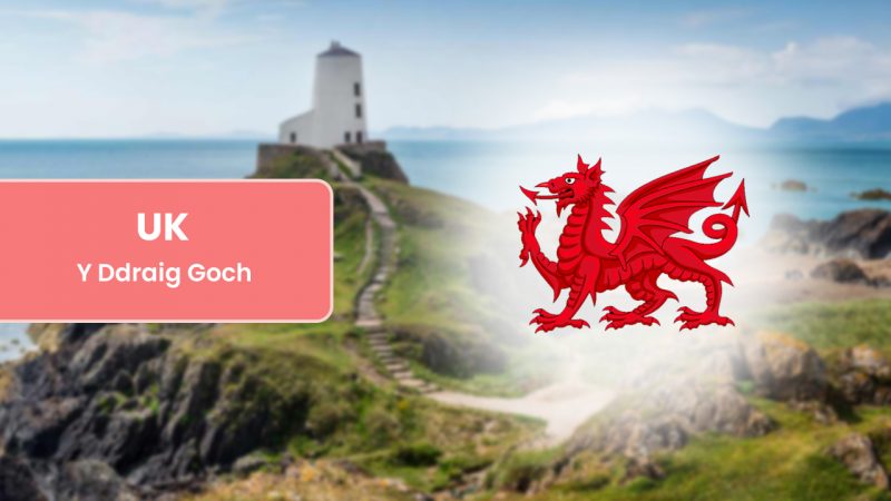 UK- "Y Ddraig Goch" (Welsh Dragon Wales)